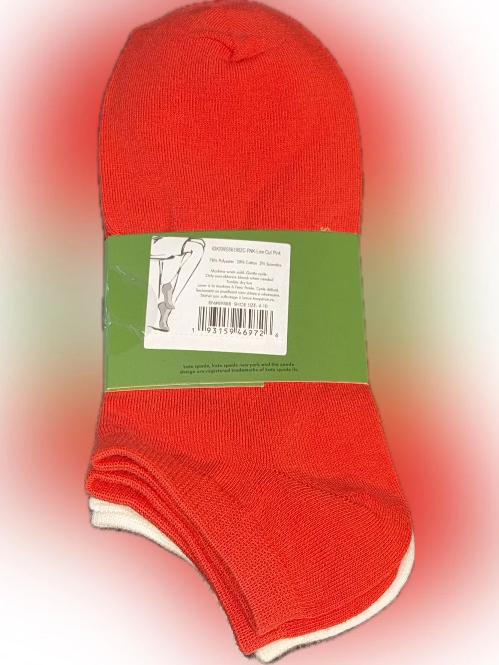 kate spade New York Low Cut Socks 3 Pack